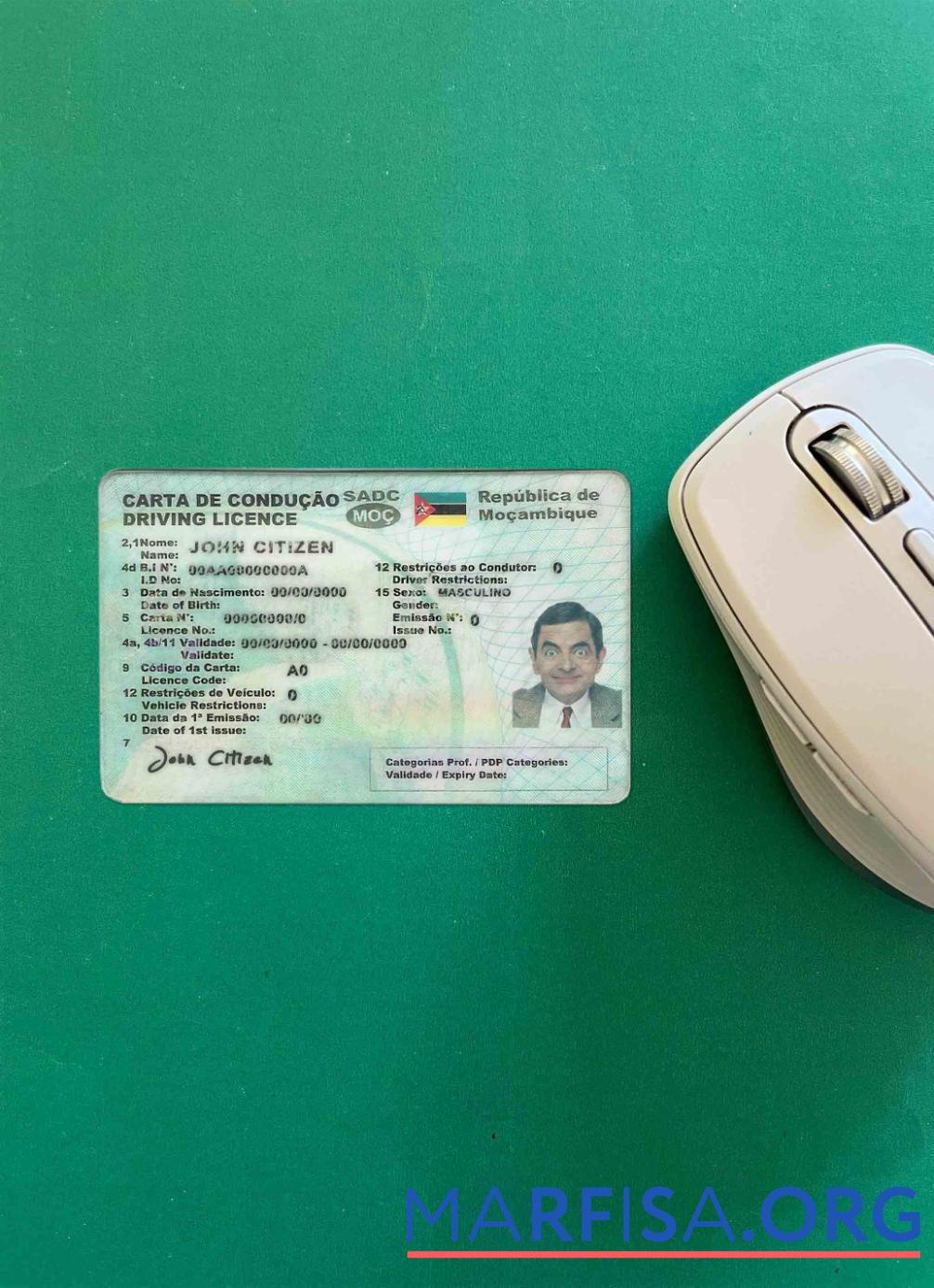 Downloadable Mozambique DL photolook real example